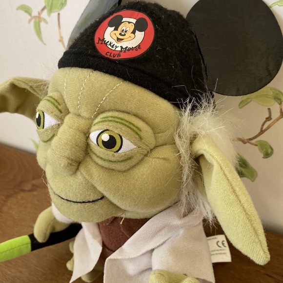 Star Wars Disney Mickey Mouse Club Yoda Jedi Plush Stuffed Animal 2013 - Picture 7 of 8